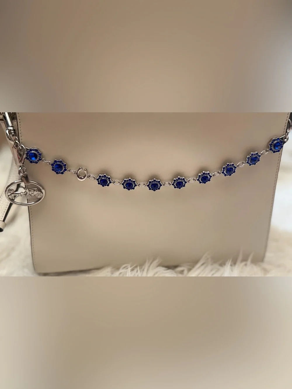 Jueqiba Coach inspired bag chain charm and key holder